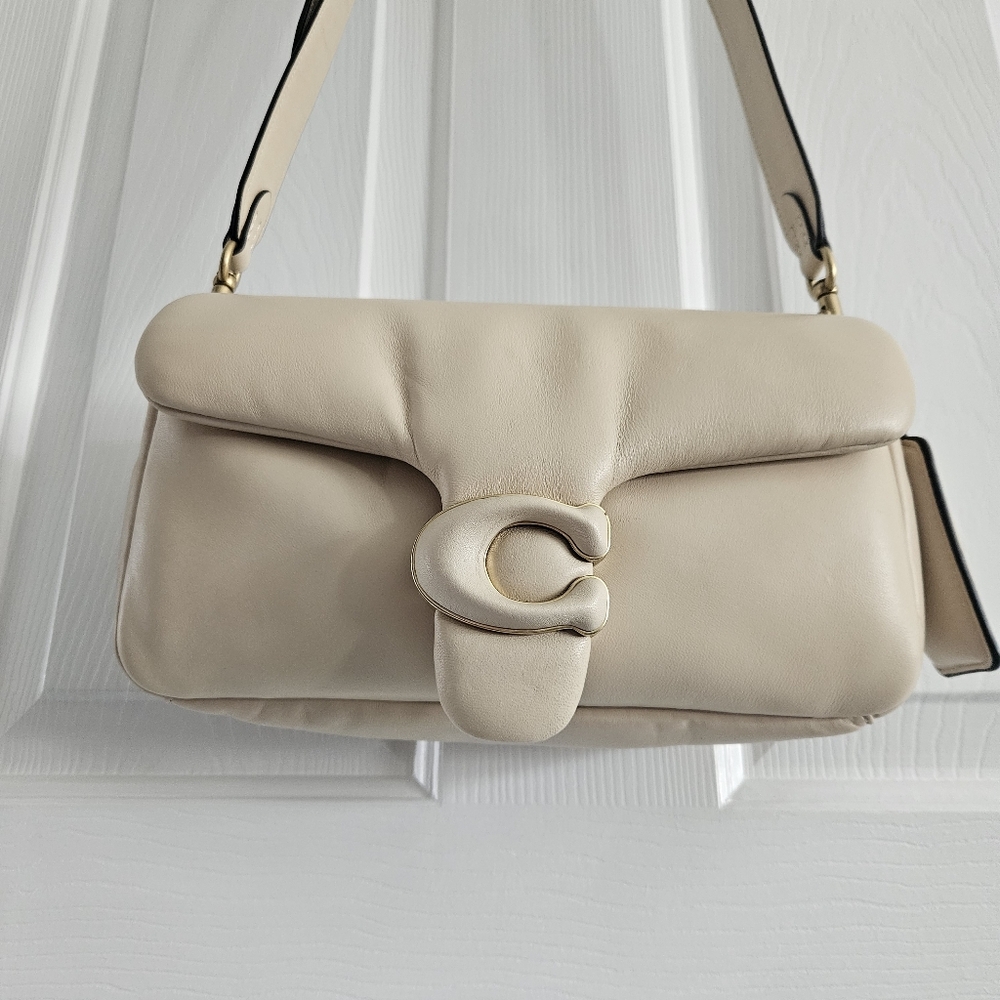 NWOT Coach Pillow Tabby 26- Ivory - Picture 2 of 16
